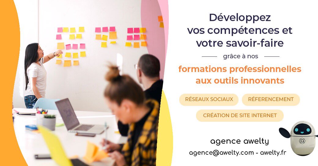 Awelty ouvre son centre de formation aux outils numériques. A découvrir sur awelty.fr rubrique Formation (c’est bien fait non ?😏) On vous dévoile les premières dates dans qq jours. Mais on peut aussi en programmer en fonction de la demande #plusdexcuses