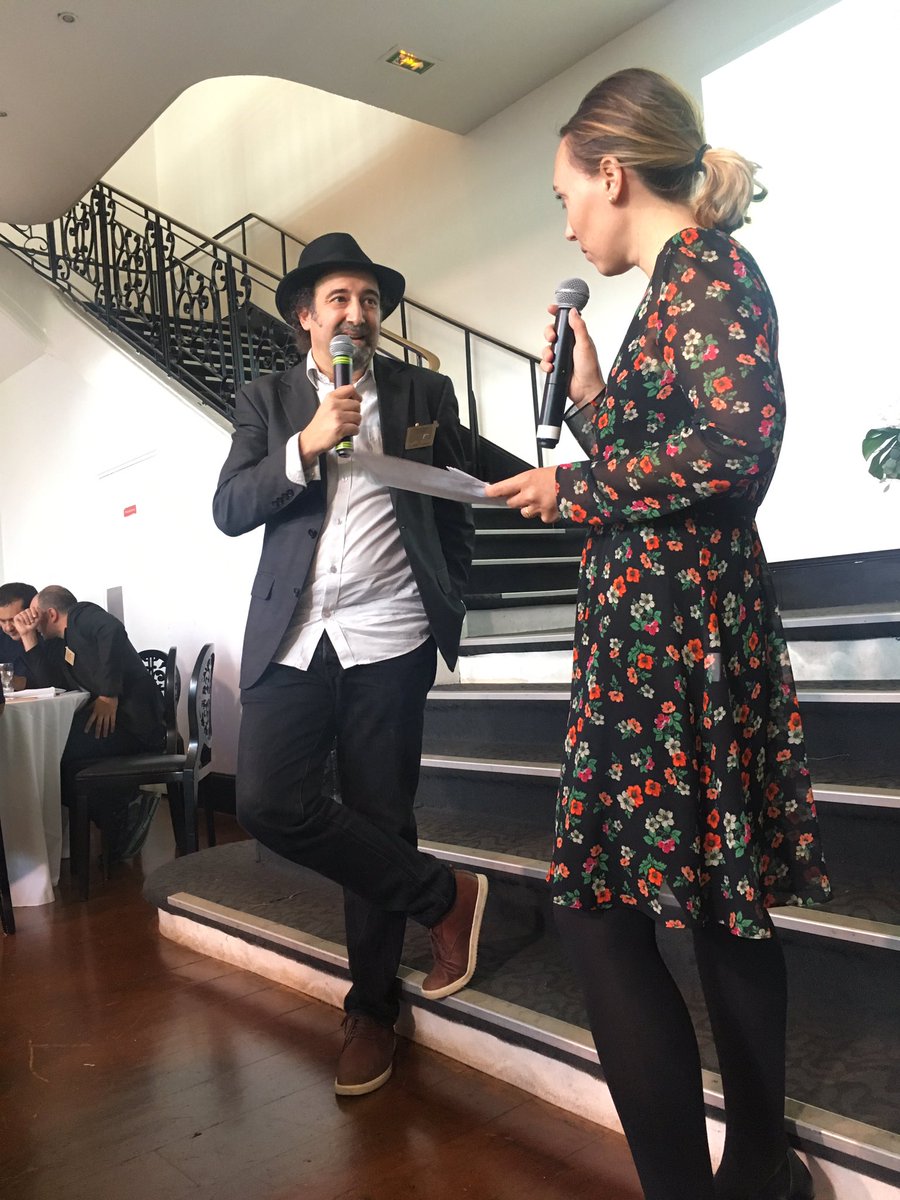 ImpactMakers2's tweet photo. @poulehouse on stage! https://t.co/NiZgyvBKIY