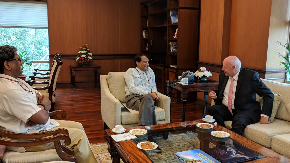 sureshpprabhu's tweet photo. Had a fruitful discussion with H.E. Mr. Freddy Svane, Ambassador of Denmark to India. https://t.co/XqyYaD3PBC
