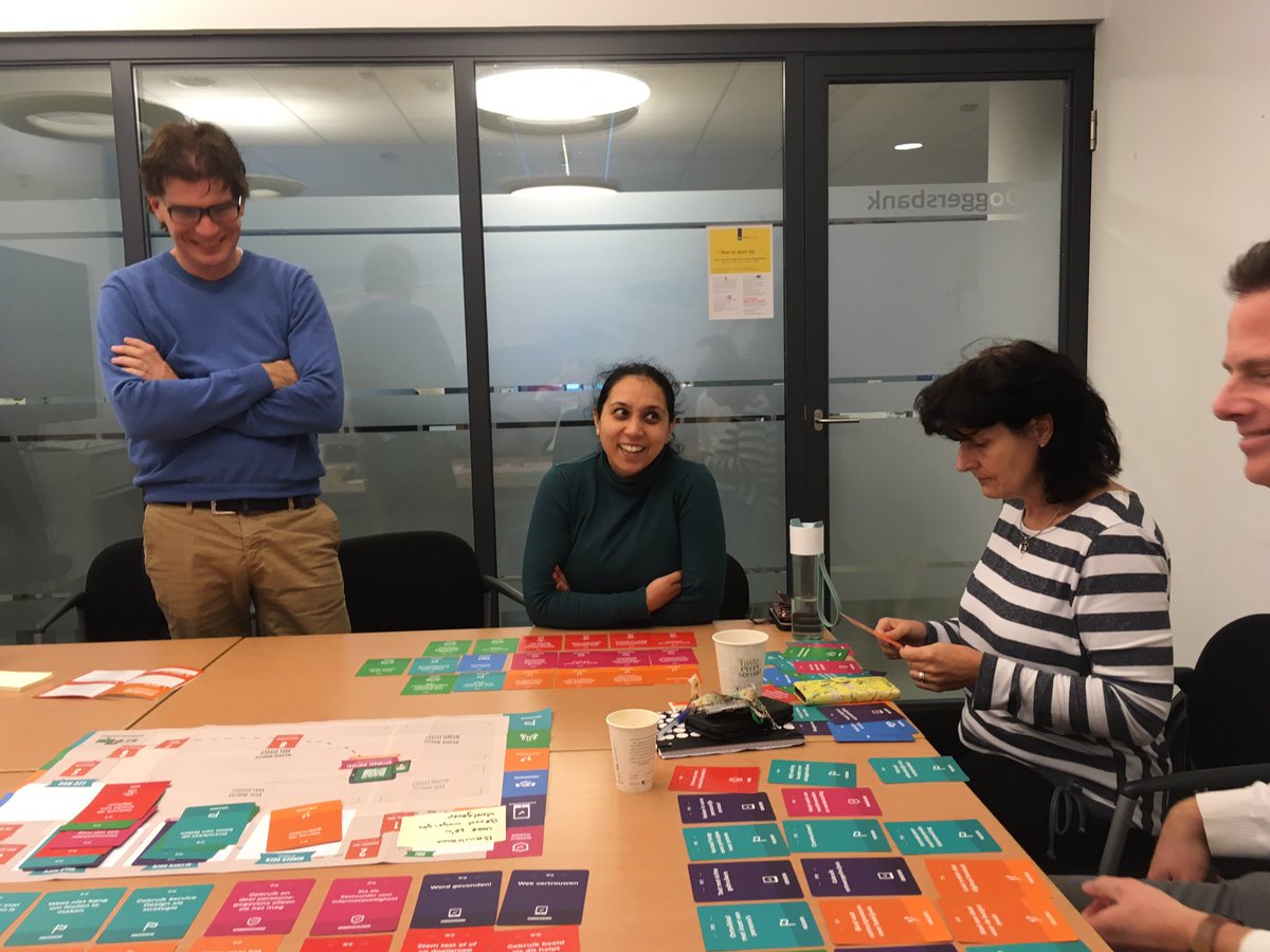 joycedejong's tweet photo. Vanmiddag met Digitaal Stelsel #omgevingswet het spel #optimaaldigitaal spelen. Opvallend hoeveel we al doen, en goede ideeën wat er nog meer kan! #gebruikercentraal https://t.co/aHDVriFNzH