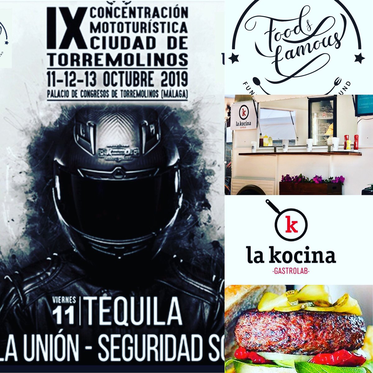 COMENZAMOS, gastronomía, motos, música y mucha diversión OS ESPERAMOS !!!!!! @lakocinagastrolab @_foodandfamous_ @chefjordi23 <a href="/richardatopchef/">Richard Alcayde</a> @chef_robertnieves #gastronomia #foodtruck #musica #concentracionmotera #torremolinos #foodporn