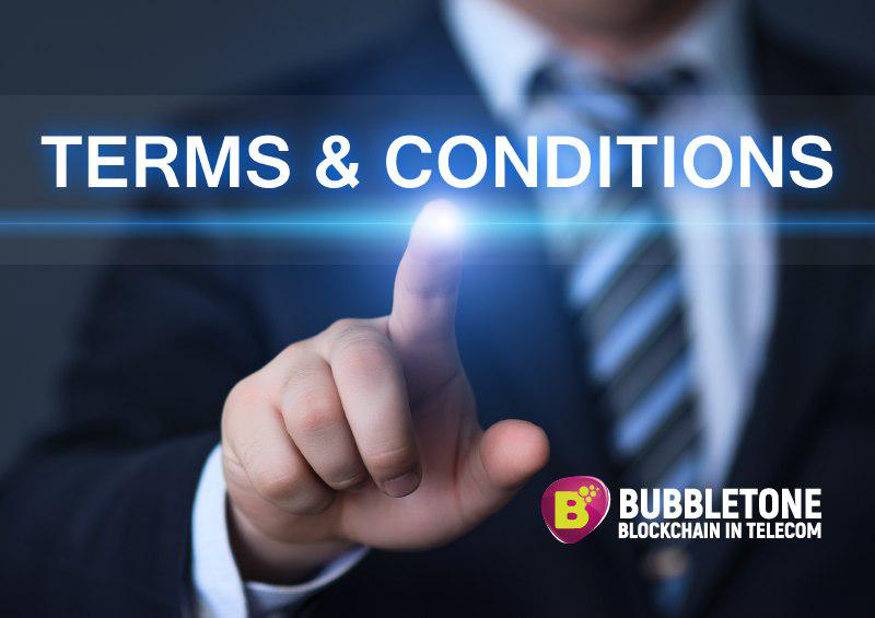 Legal Aspects: Key Documents are Finalized

medium.com/bubbletone-blo……

#bubbletone #blockchain #telecom #mobileoperators #telecommunications #legal #platform #termsconditions #agreement