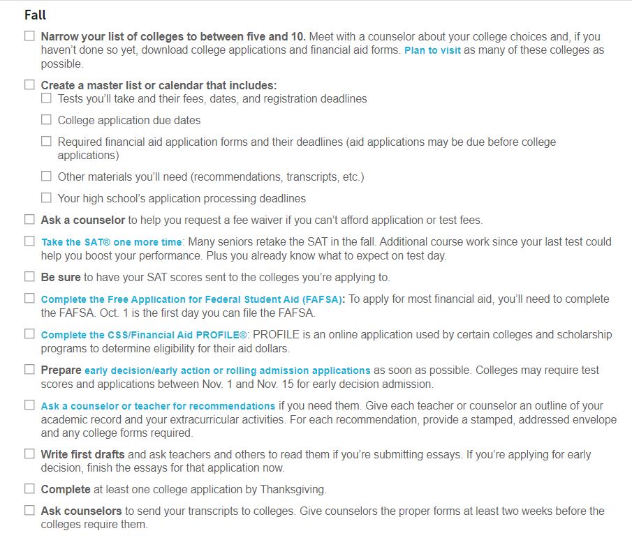 CollegeBoard's tweet photo. College application timeline for #seniors ➡️ https://t.co/H1QTcU92MI https://t.co/tQ5yieQKHv