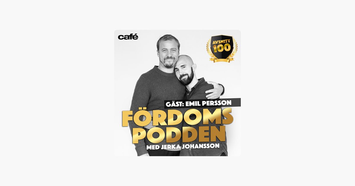 I avsnitt hundra av Fördomspodden så får programledaren Emil Persson smaka på sin egen medicin när Erik "Jerka" Johansson ställer honom mot väggen. podcasts.apple.com/se/podcast/100…