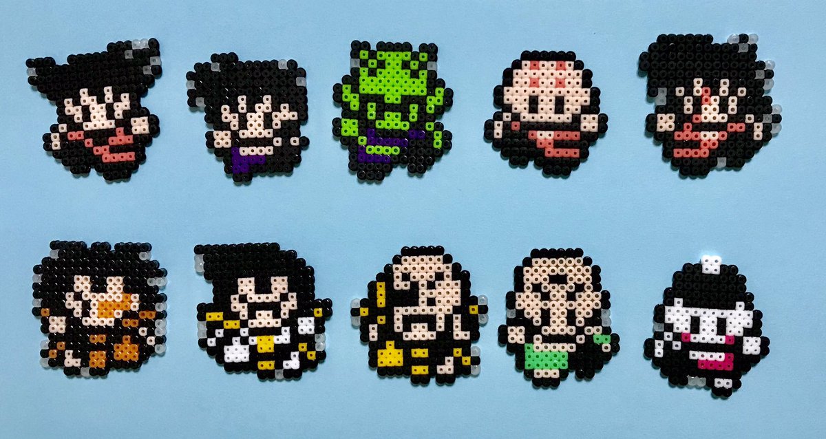 ヤスニコル Su Twitter 今日のビーズ Fc版ドラゴンボールz強襲サイヤ人から フィールドキャラのドット絵 アイロンビーズ ドラゴンボール Dragonball