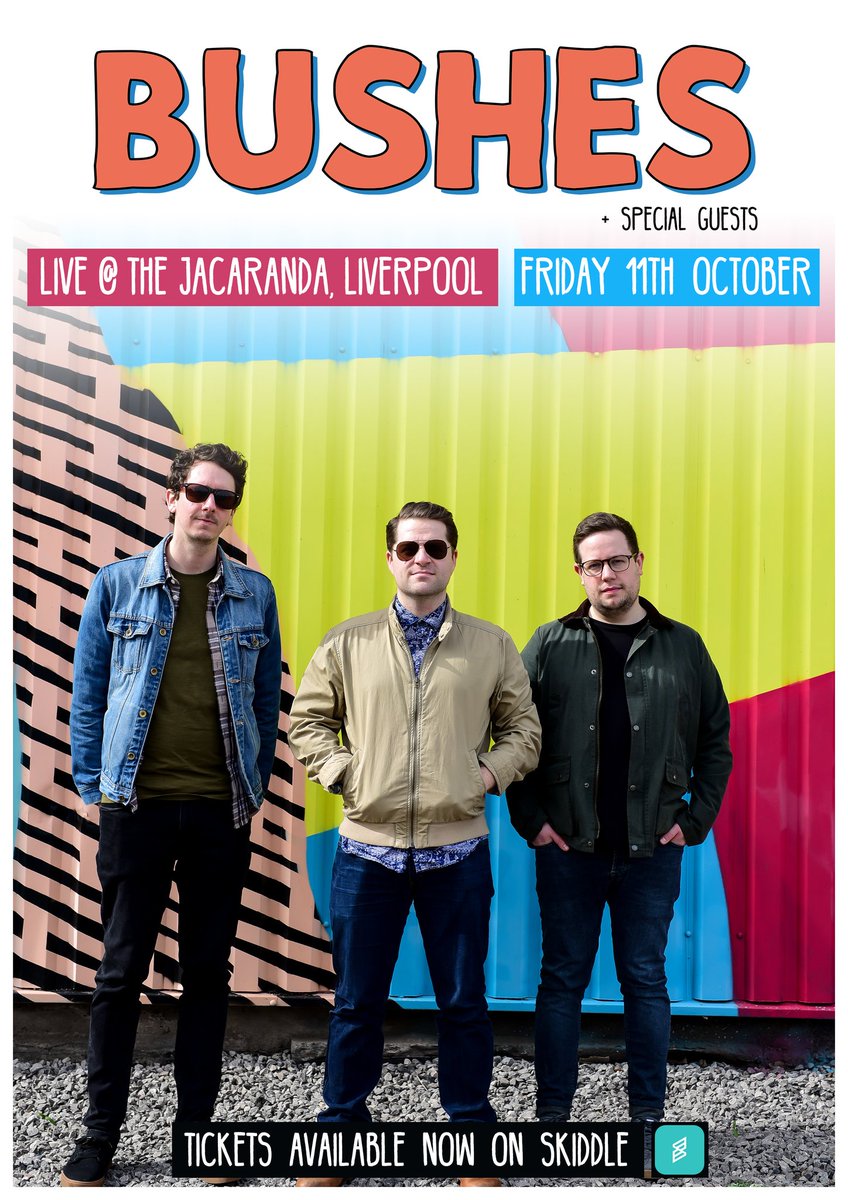 TONIGHT'S THE NIGHT!

We headline <a href="/thejacclub/">The Jacaranda Club</a> - stage times as follows:

DOORS OPEN 7.30pm
<a href="/glossolalia18/">glossolalia</a>: 8.00pm
<a href="/BrothersOfMine/">Brothers Of Mine</a>: 9.00pm
<a href="/bushesband/">Bushes</a>: 10.00pm

Tickets available on the door for £4! Bargain for a great Friday night of live music!