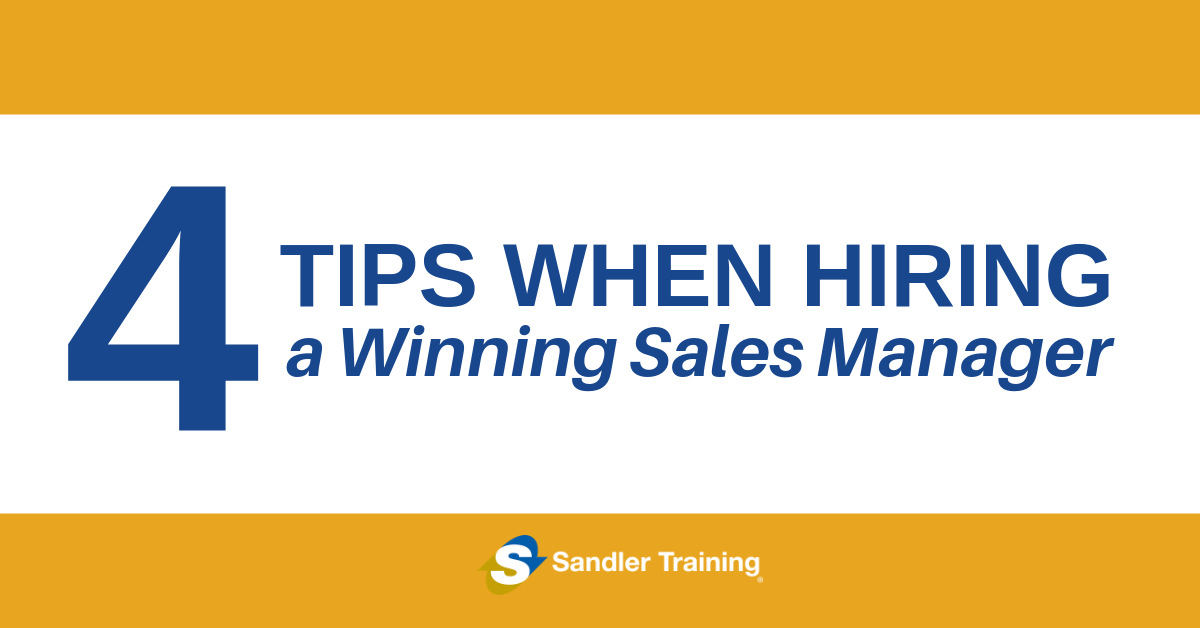 A great sales team starts with great sales managers. 

Do you want to hire the right one? Of course, you do!

Download this free report to learn four tips to find &amp; hire the right sales manager: buff.ly/2lFH8uZ 

#Sales #Leadership #Sandler #Indianapolis #Indiana