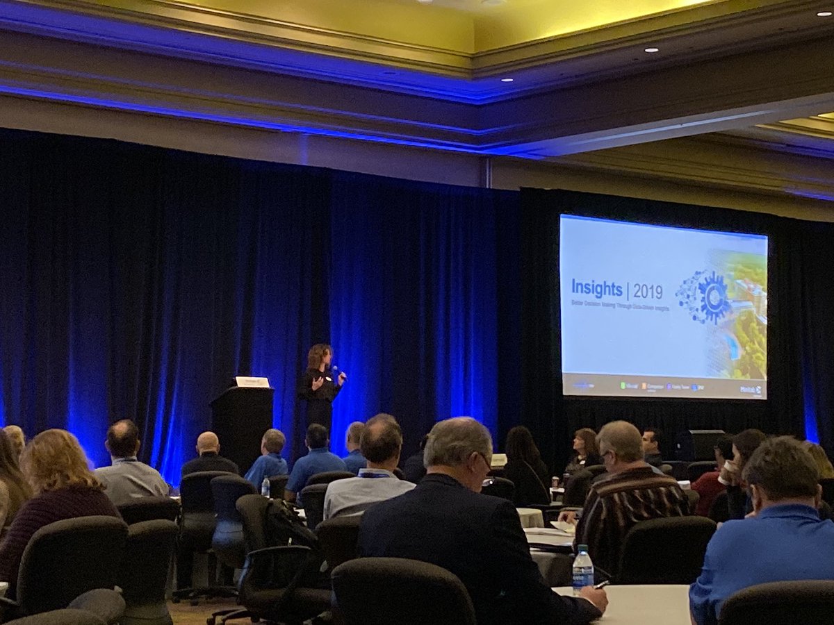 Opening session on the final day of #minitabinsights - a great week of #DataDriven insights.