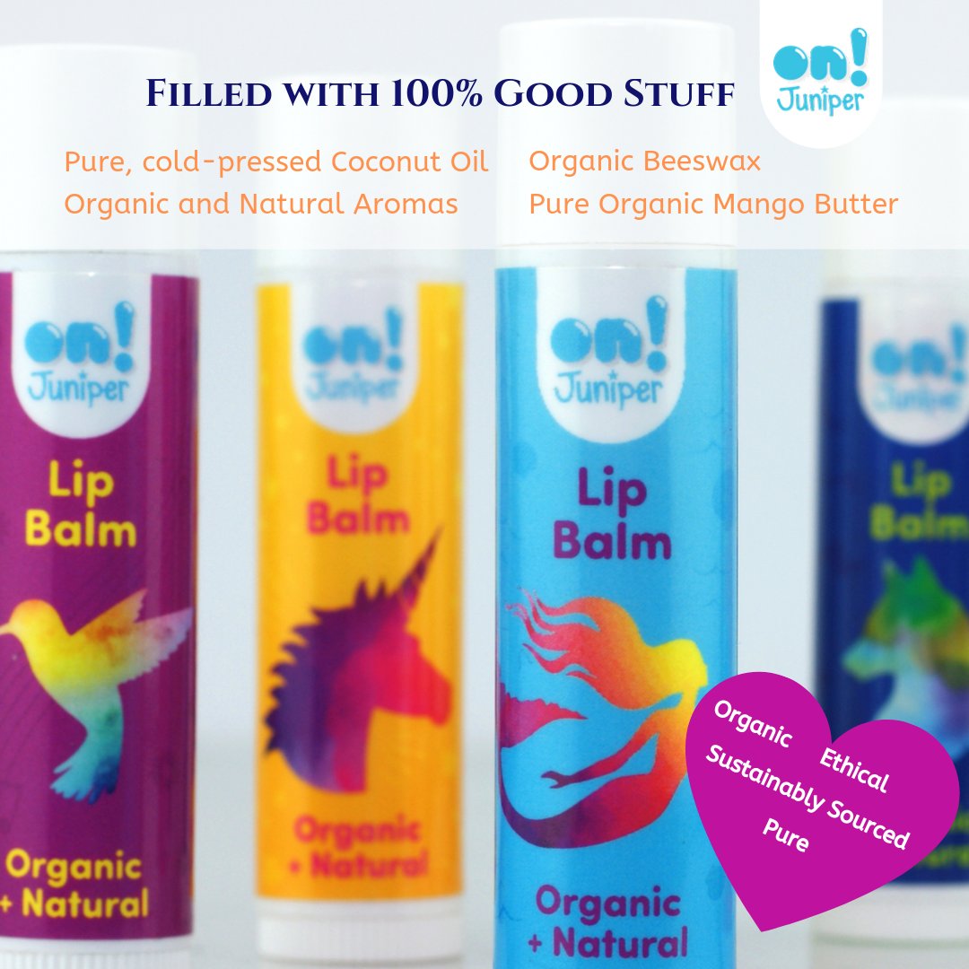 Bye bye chapped lips; hello 100% organic and natural lip balm by ON! Juniper 🤩😍 #lovemylips #organicforkids #madeintheuk