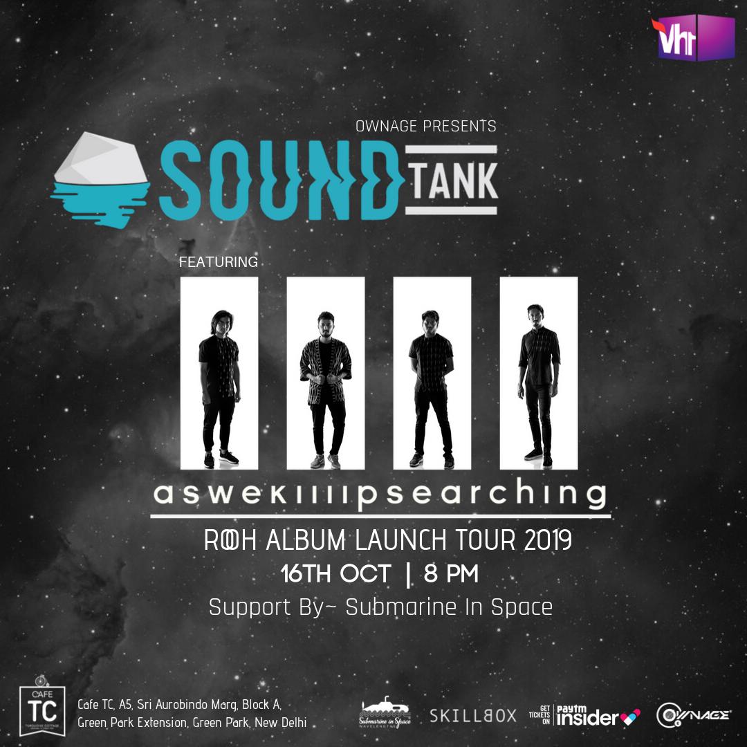 vh1india's tweet photo. On the 16th of October @SoundTankIndia a property of @Ownage_Ent will be hosting  Aswekeepsearching's ongoing tour, ROOH. The band will be playing at Cafe TC : Turquoise Cottage Green Park of New Delhi. Submarine In Space will be on support duties! Gates open at 8 PM! https://t.co/FcSB3vrYMJ
