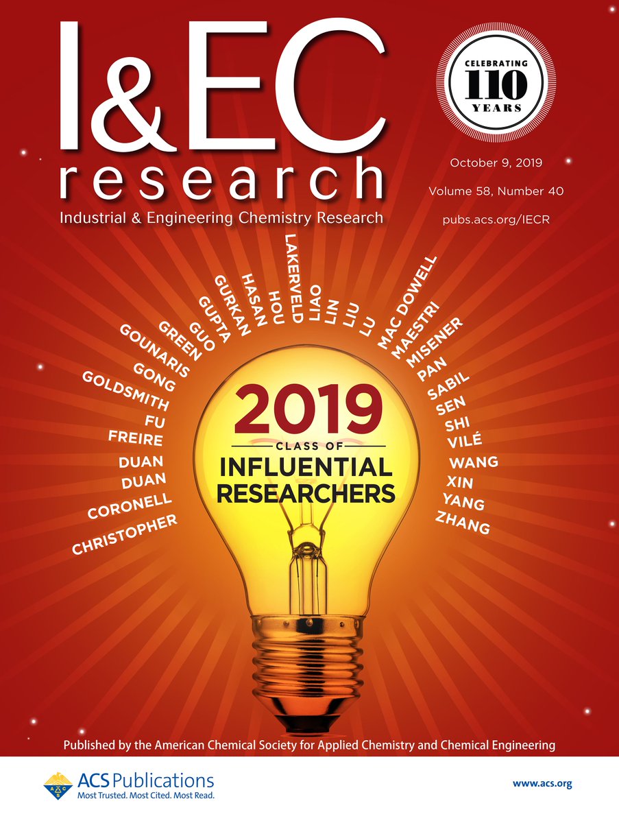 Very honored to have been selected for the Class of Influential Researchers 2019 - Industrial &amp; Engineering Chemistry Research - buff.ly/2B3f495 -  <a href="/erc_shape/">ERC Shape</a> <a href="/ERC_Research/">European Research Council (ERC)</a> <a href="/AmerChemSociety/">American Chemical Society</a> <a href="/ACSPublications/">ACS Publications</a> <a href="/polimi/">Politecnico di Milano</a>