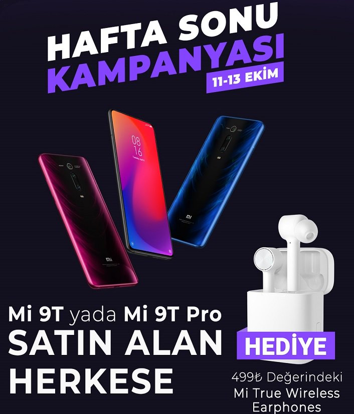 HUygula's tweet photo. Sadece hafta sonunda geçerli olan Xiaomi'den geçtiğimiz hafta, bir hafta sonu kampanyası yayınlamıştık. Bu hafta sonu da kampanya olacak hemde hediyeli olarak cep telefonlar satışa sunulacak.  #çin #haftasonukampanyası #mi9t #mi9tpro #xiaomi https://t.co/haHUTIlYCH https://t.co/BMr0i9UVGI