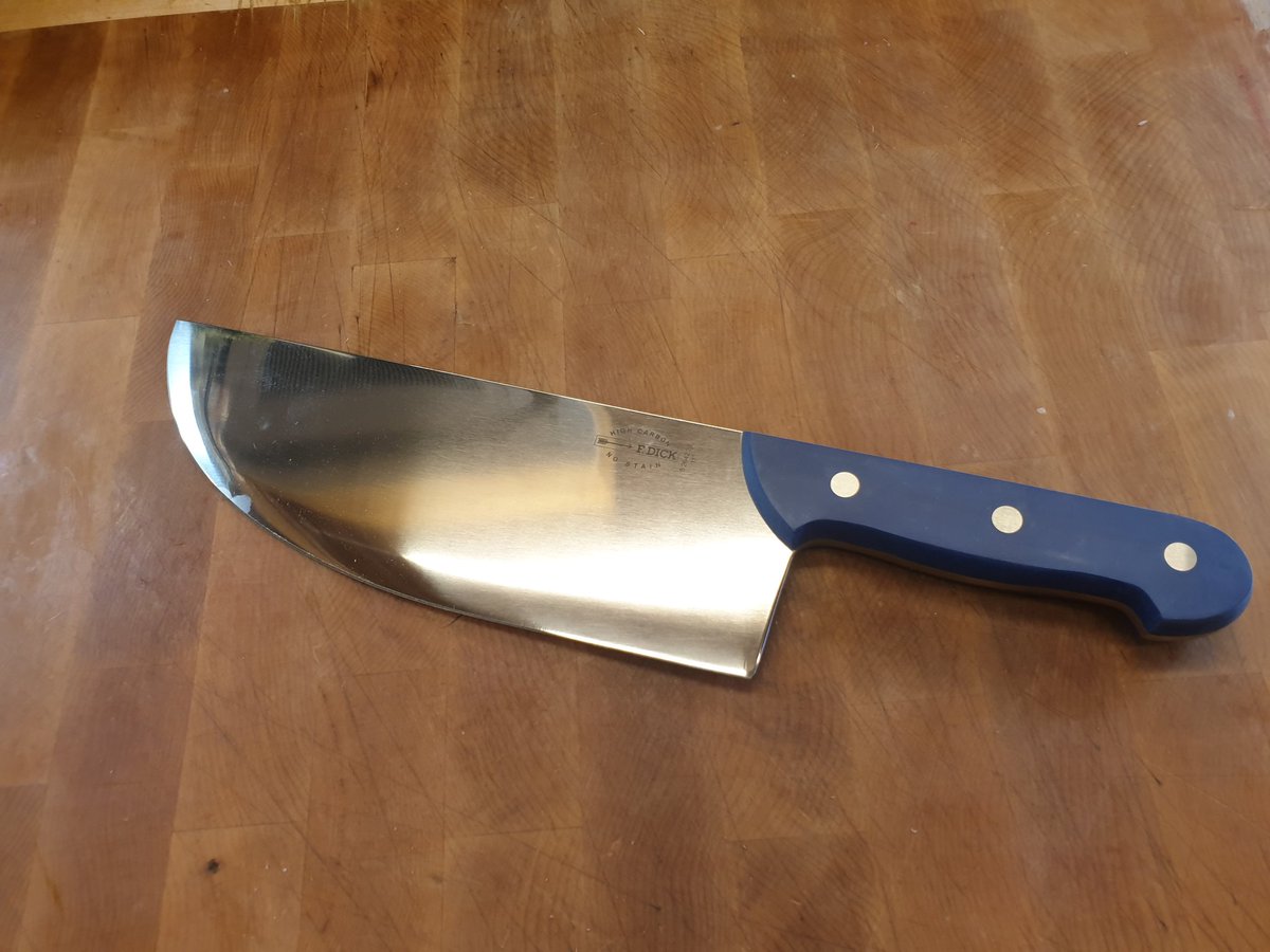 damothebutcher's tweet photo. Oh I do like a big Dick #FDick #choppingknife thanks to @butchersbits for hooking me up #topman #bestinthegame https://t.co/oEOObdz495