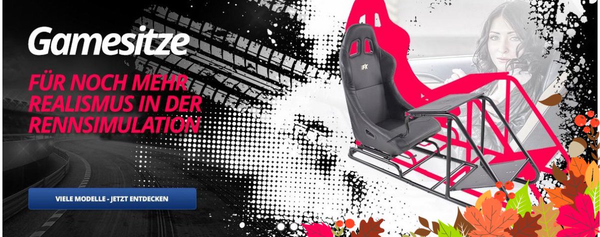 GAMESITZ - SPECIAL!

Mit unseren 65 Gamesitz - Modellen, wird euer Wohnzimmer ab sofort zur Rennstrecke! Und aus jedem Rennspiel, ein unglaubliches Erlebnis! Jetzt in vielen Varianten und Farben verfügbar und sofort lieferbar. Natürlich, zum TOP- Aktionspreis schon ab: 110,59 €