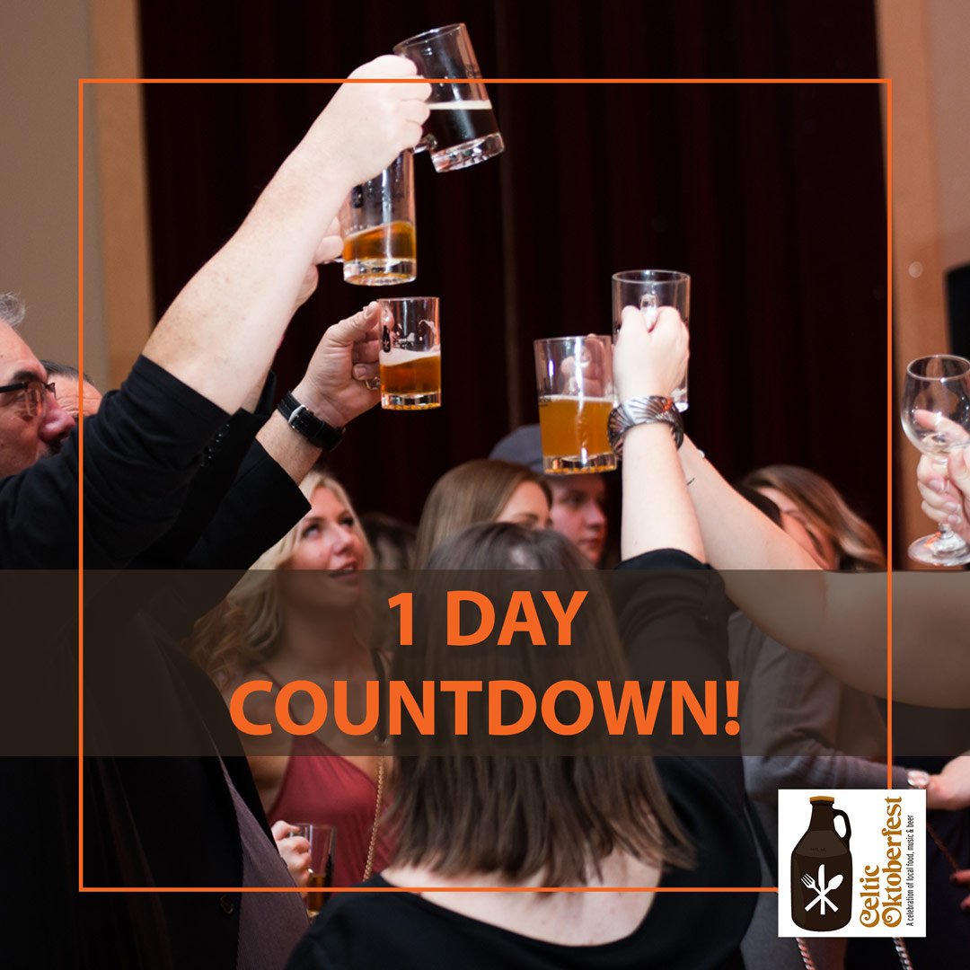 ARE YOU READY?! 1 DAY TO GO!! 🍻🍁
.
.
.
#2019CelticOktoberfest #Oktoberfest #Celtic #Party #Beer #CapeBreton #NovaScotia
