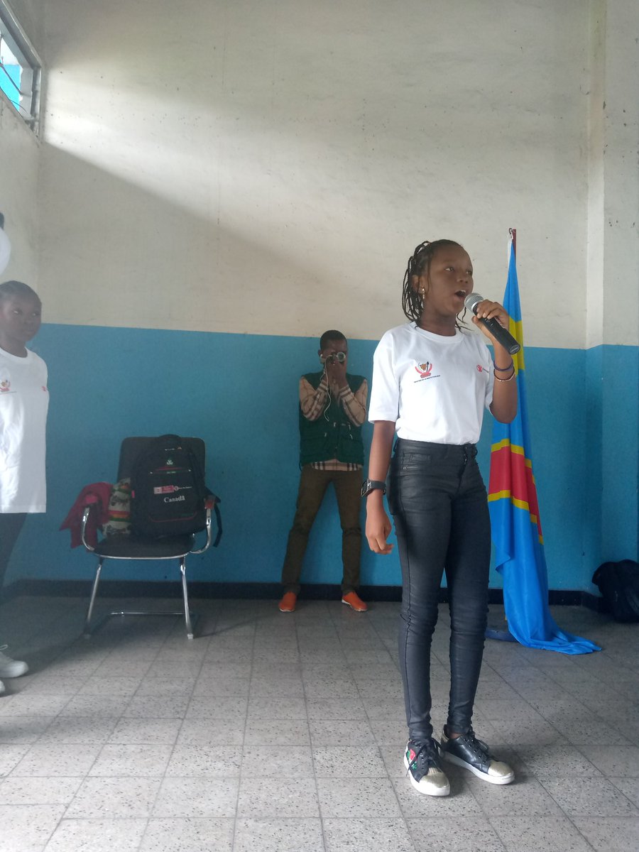 Aquillasgroup's tweet photo. Les bénéficiaires du projet #BGPlus ont été en premier plan à cette #JIJF2019 en modérant et transmettant leurs témoignages à l'auditoire. @SCIDRC @CanadaRDC @ONUFemmes @MingenreRdc @DeniseNyakeru @Presidence_RDC https://t.co/SlsWN6Ggdc