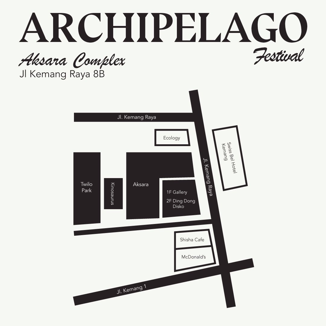 Archipelago Festival on Twitter "Berikut denah lokasi showcase dan