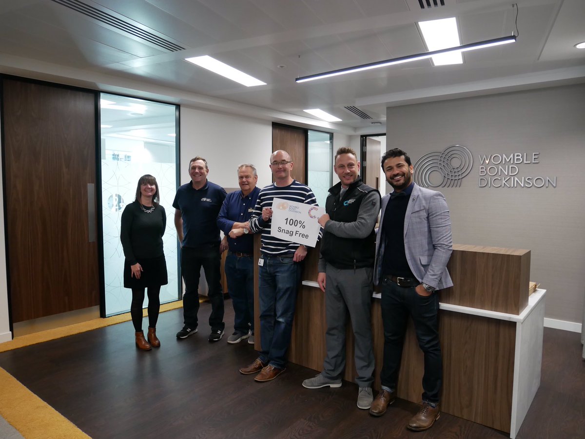 InteriorsCarly's tweet photo. 100% Snag free at Practical completion and Building Warrant sign off makes everyone happy!! And in the fantastic building that is 2 Semple Street! @WBD_UK @ClaremontGroup #weshapespaces #workplace #snagfree #2semplestreet #WYMRealestate @CBRE_UK https://t.co/5m9ZD5Rw5H