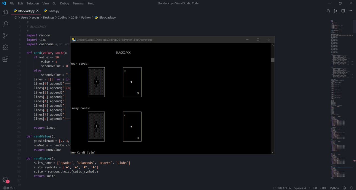 CoderDespair's tweet image. Day 87 | R1
As pretty much predicted yesterday, I made the visuals, and somehow made it look pretty decent lmfao. The code is still an uncommented messy wasteland, so I won't look into there until maybe in 323 years.

#100DaysOfCode