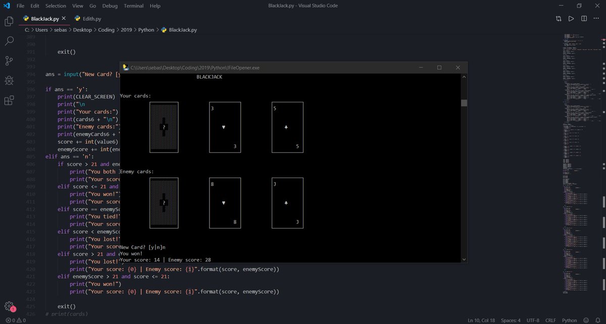 CoderDespair's tweet image. Day 87 | R1
As pretty much predicted yesterday, I made the visuals, and somehow made it look pretty decent lmfao. The code is still an uncommented messy wasteland, so I won't look into there until maybe in 323 years.

#100DaysOfCode