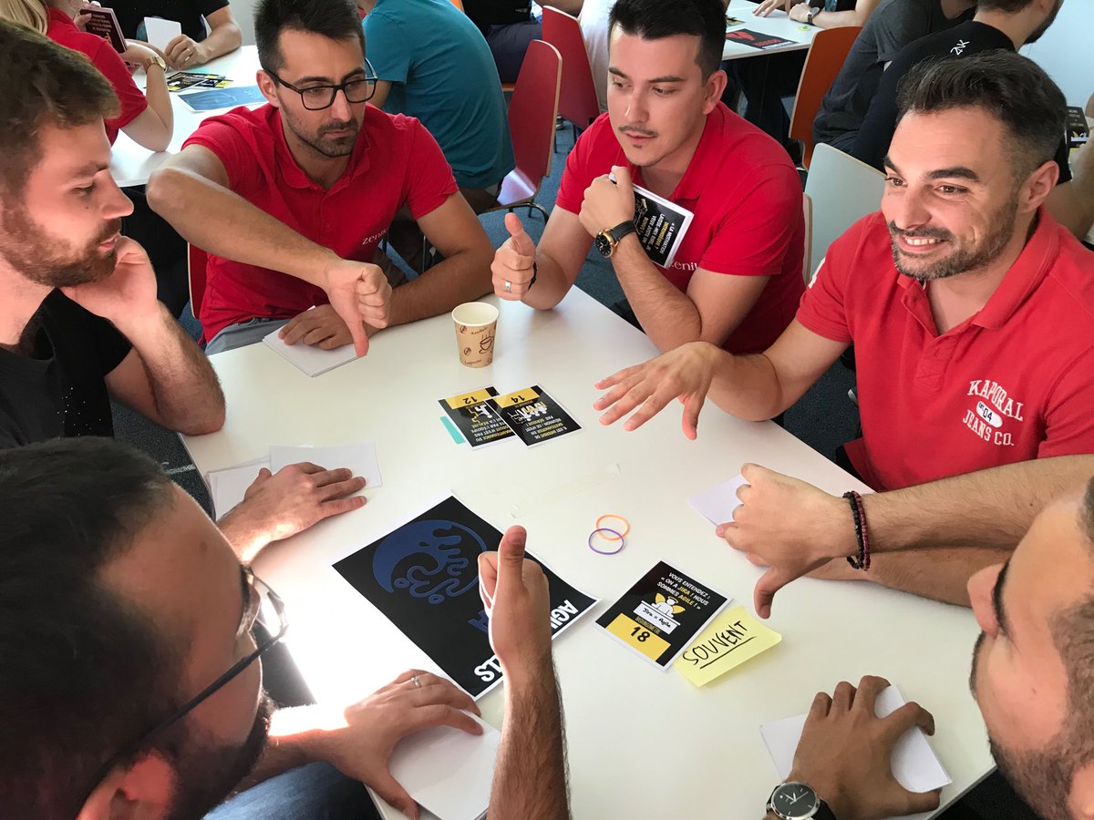 BeraudSudreau's tweet image. #AgileSmells avec un petit « deciders » quand il faut se mettre d’accord sur la réalité ou non d’un anti pattern. #Agilite #Openseriousgame ⁦@OpenSeriousGame⁩