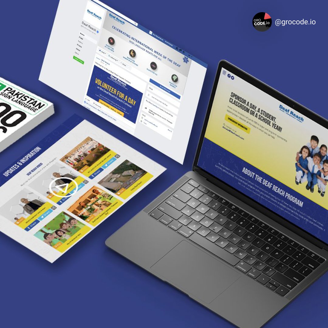 Grocode's tweet photo. Deaf Reach partnered with Grocode to establish online presence, increase awareness & drive online donations.
Read full case study on https://t.co/pOYJ1JRWVP
#Grocode #deafreach #digitalmarketing #smm #seo #digitalstrategy #uidesign #userexperiencedesign #contentmarketing https://t.co/gRmabCLNGB