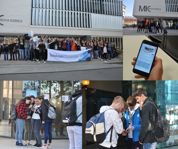 AdrijanaHodak's tweet image. Približno 120 srednješolcev & osnovnošolcev se je v Novi Gorici udeležilo digitalnega lova na zaklad. Dogodek je organiziral Šolski Center Nova Gorica/MIC-UIL, v sklopu #CodeWeek. Izvedbo so podprli @DIHSlovenia ter podjetja @Google, @TelekomSlo in Incom d.o.o.