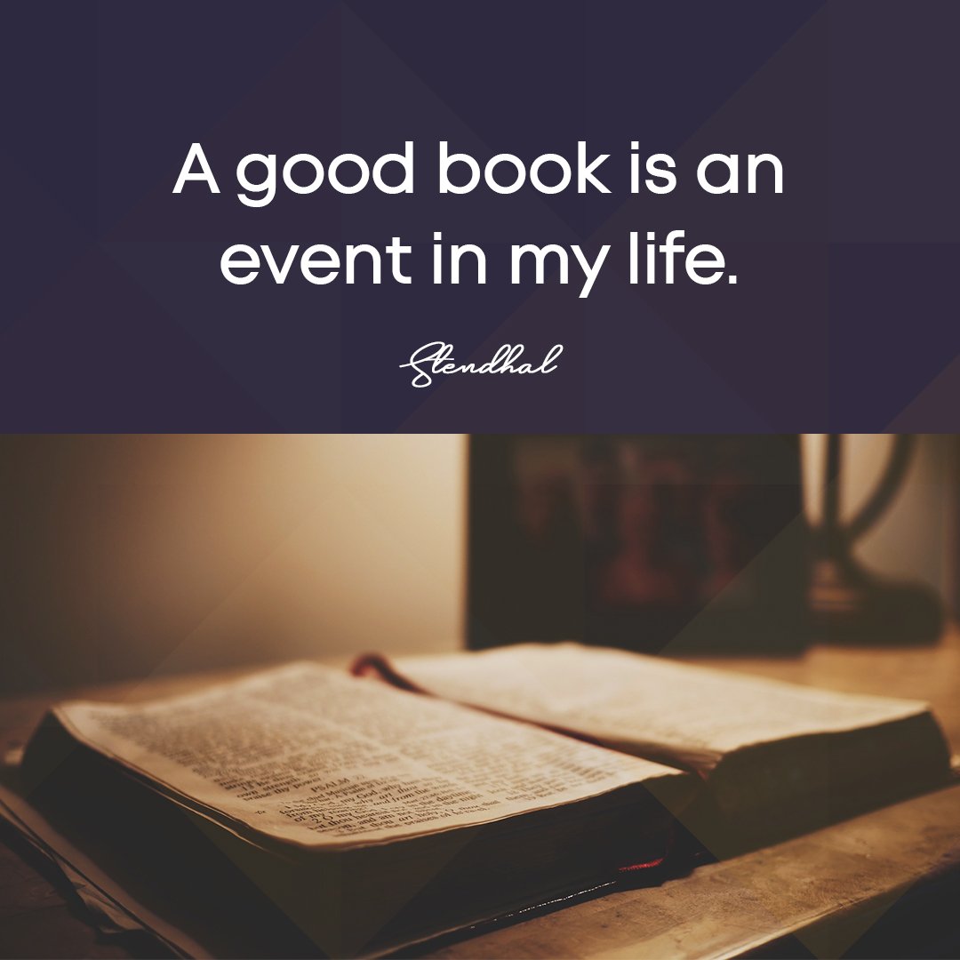 itsstephwoods's tweet photo. A good book is an 
event in my life. - Stendhal
.
.
.
.
#stephaniewoodsbooks #author #writersonig #amwriting #amwritingfantasy #bookreading https://t.co/oHS79BYE3v