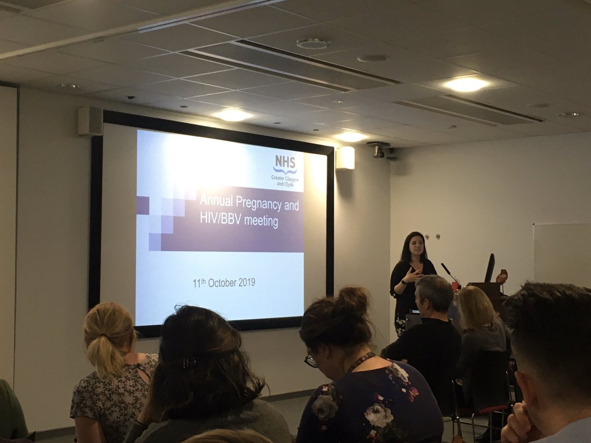 Great multidisciplinary turnout for the annual HIV/BBV #pregnancy review meeting led by @becksmetcalfe from @BrownleeHIV @NHSGGC #antenatalcare #hivtesting