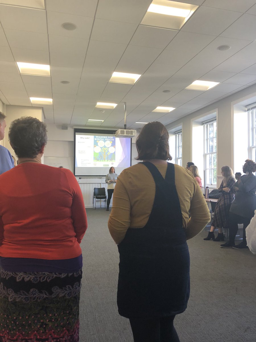 DrShaunPhillips's tweet photo. Outstanding “performance and health strategies for PGR students” workshop by some of our @HPSatUoE @UoE_PAHRC PGR students at #Interweaving19 https://t.co/NS2Oyb3OED