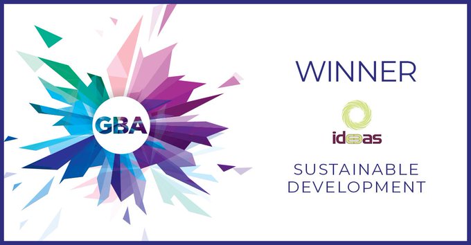 GlasgowBusAward's tweet photo. The Winner of the #GBA19 Sustainable Development Award sponsored by @scottish_water was @IdeaasLtd! Congratulations https://t.co/XXec36F6WM