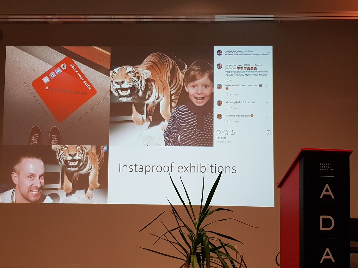 peinadormarta's tweet photo. Curating the #museum through #Instagram with Gladys Vercammen @BrusselsMuseums @reinoutverbeke @RBINSmuseum @IsabelleWillems @FomuAntwerp & Cleo Vandenbosch #Hurae @themilesafari #BeMuseum19 https://t.co/Ymd6jko2lu
