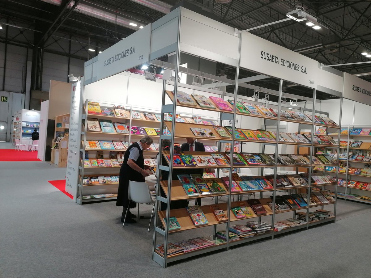 FeriaLiber's tweet photo. Susaeta Ediciones se presentan como líderes en la edición de libros infantiles y juveniles en el mercado de habla hispana. También destacan por sus libros de cocina, jardinería, bricolaje y de temática similar. #LIBER19 https://t.co/D3Qs2rv3Aw