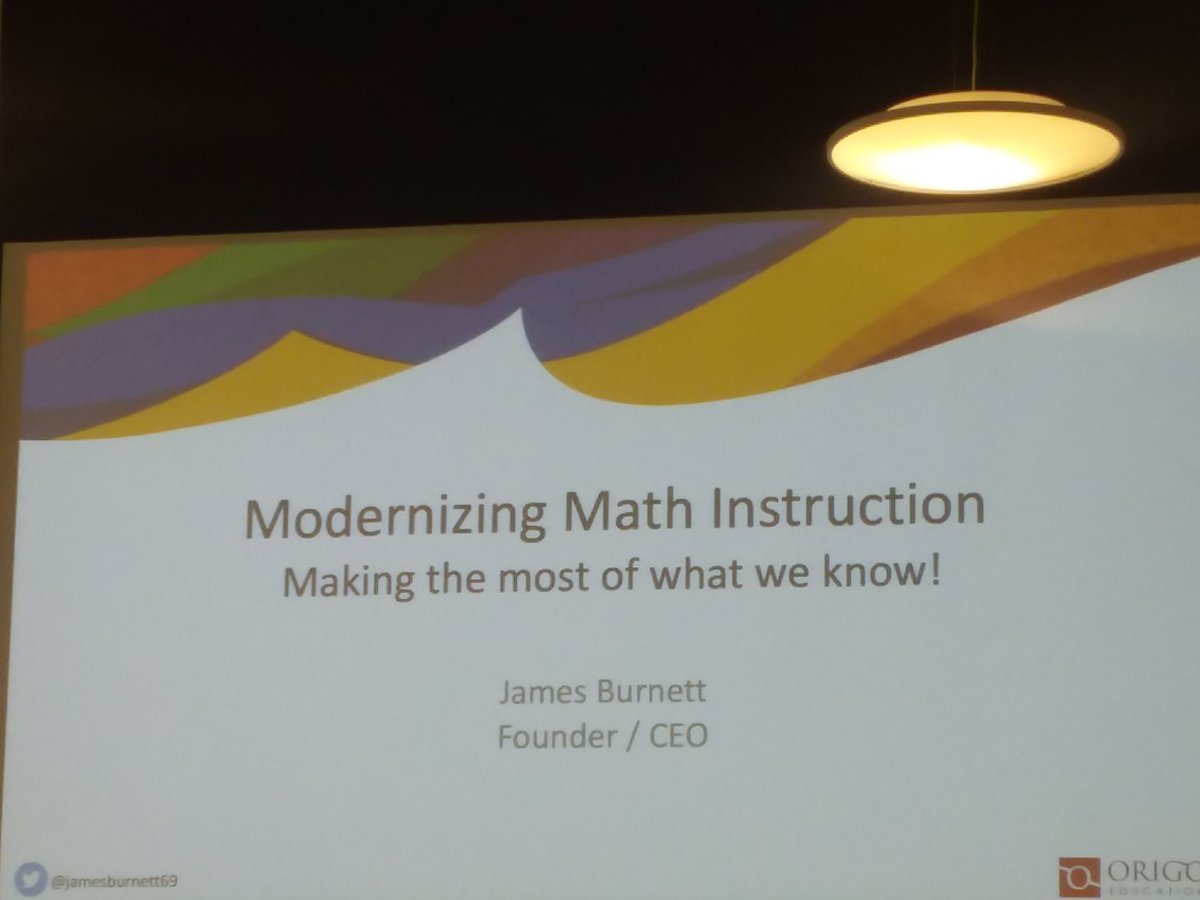 VaughanJohnetta's tweet photo. Session #1 presenter @jamesburnett69 at #MathDay2019 https://t.co/pMCr11B4Um