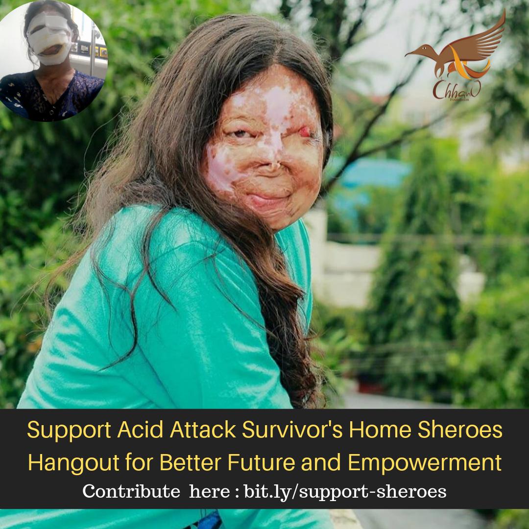 At Sheroes cafes, we protest against the wrongs, the way women & weaker sections of the society are being treated.
We seek your kind support to the #Rebuilding of Sheroes Hangout.
#RebuildSheroes
Support Sheroes  bit.ly/support-sheroes

@TheJohnAbraham 
@FeverFMOfficial