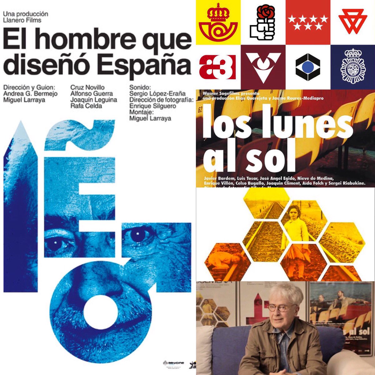 #ElhombrequediseñóEspaña,  de <a href="/margotenenbaumm/">Andrea G. Bermejo</a> y <a href="/mlarraya/">Miguel Larraya</a>, es la historia de #JoséMaríaCruzNovillo, para muchos el mejor #diseñadorgráfico español d los últimos 50 años, un artista que transformó con sus diseños la imagen de un país en transición. A competición #AbycineIndie