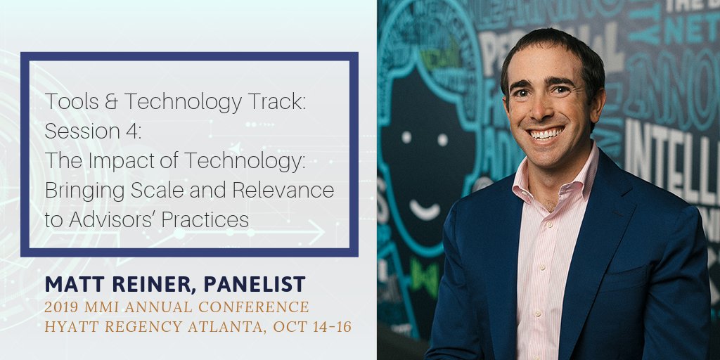 I am so honored and excited to be a panelist at next week's MMI Conference! Join me for Session 4 on Tuesday, October 15 to discuss the impact of technology and how it can be used to grow and scale your firm. #MMIAnnualConference #innovation #tech