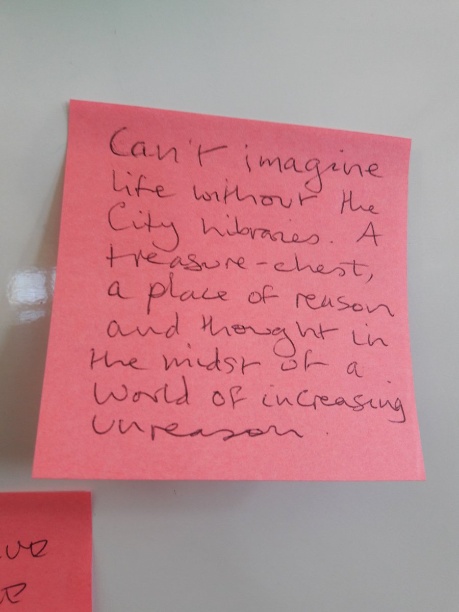 TalesOfOneCity's tweet photo. What does the library mean to you?
“It feels like home”. 
@edcentrallib #LibrariesWeek #Library5 #WhyLibraries https://t.co/3e4RVvXhic