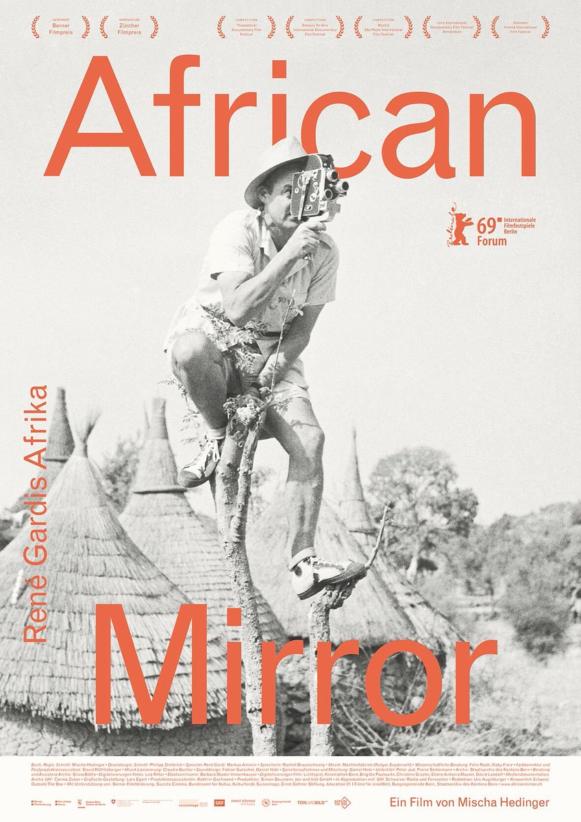infoclio's tweet image. Demnächst im Kino: African Mirror
Mischa Hedingers Film über den Fotografen &amp;amp; Filmer René Gardi &amp;amp; dessen Afrikabild kommt am 14.11 ins Kino. In Spezialveranstaltungen in Bern (18.11) &amp;amp; Zürich (19.11) kommentieren @ChristofDejung bzw. @GesineKruger den Film africanmirror.ch