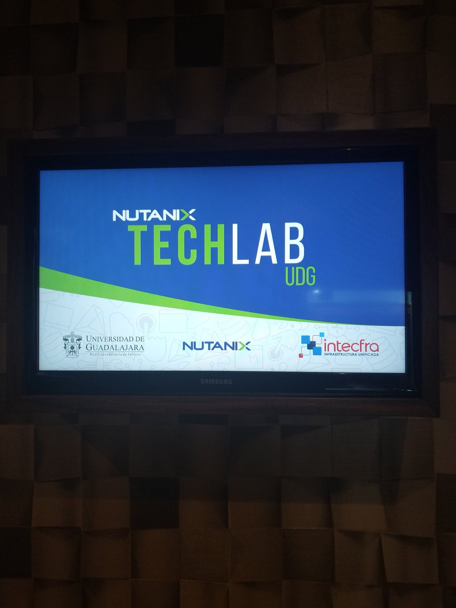 Intecfra's tweet photo. Estamos listos para nuestro #Nutanix #TechLab para nuestros amigos de #UdeG  
#Intecfra #Tecnologia #solucionestecnológicas https://t.co/6wvOEZdQQp