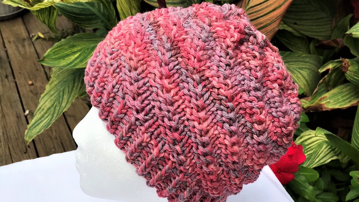 New for Fall 2019!  Bulky hand-dyed Peruvian highland wool swirl cap: etsy.com/listing/729937… #handmade #handknit #knitting #etsy #etsyshop #smallbusiness