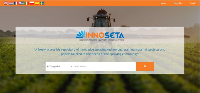 CodisIfv's tweet photo. La plateforme européenne @InnosetaNetwork
sur l'innovation en pulvérisation agricole vient d'être officiellement lancée. La plateforme rassemblera à terme toutes les innovations des constructeurs.
https://t.co/0mOCSapwIw
site  : https://t.co/cW6nQmaV4w https://t.co/FiocwtCJIG