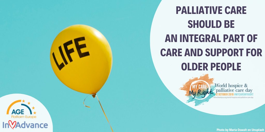 Palliative care is about living! And should be an integral element of health care.

Our project is working to integrate it early in the care of patients with complex, life-threatening conditions.

Learn more about us & be in touch! inadvanceproject.eu

#mycaremyright #whpcd19