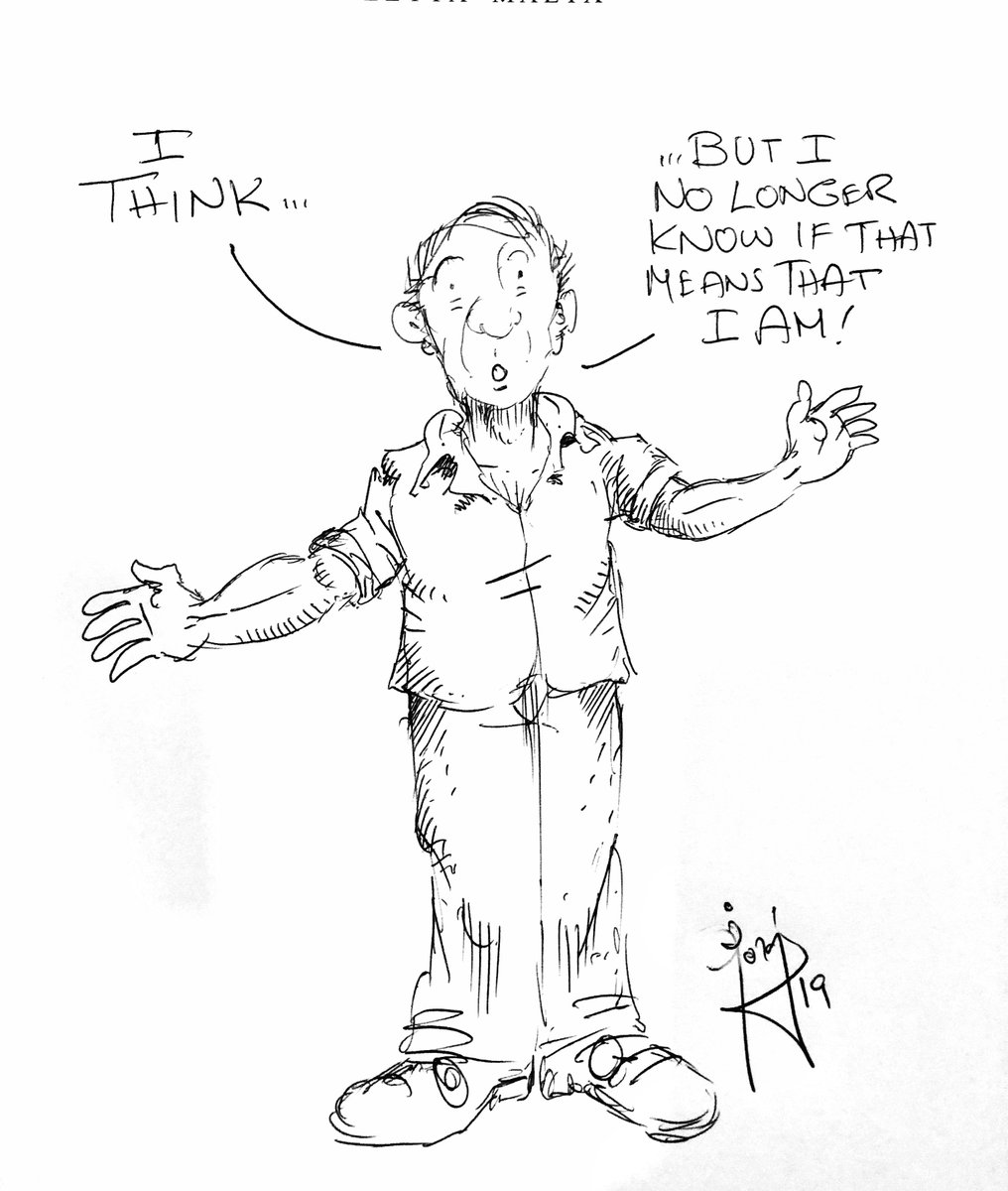 A third cartoon... a philosophical point, from the second session of the conference “Understanding the Post-Truth Society”. #3cltruths