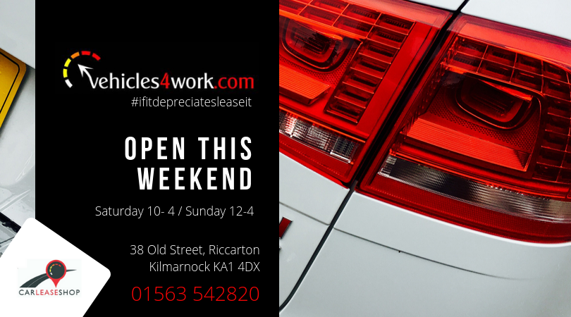 vehicles4work's tweet photo. Due to demand, we're our Car Lease Shop in #Kilmarnock #Ayrshire will be open this weekend - Sat 10-4. Sun 10-4. No appt necessary, just drop in and discover what you can save with #contracthire #leasing
Find us at 38 Old St, Kilmarnock KA1 4DX https://t.co/qxA5b2Lof9