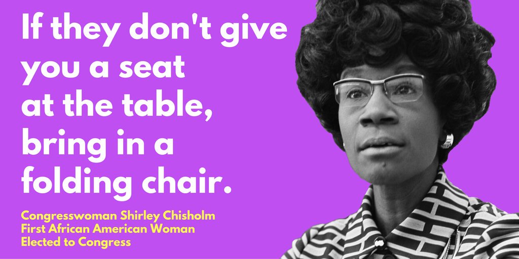 #InspireAGirlIn3Words: bring your chair!