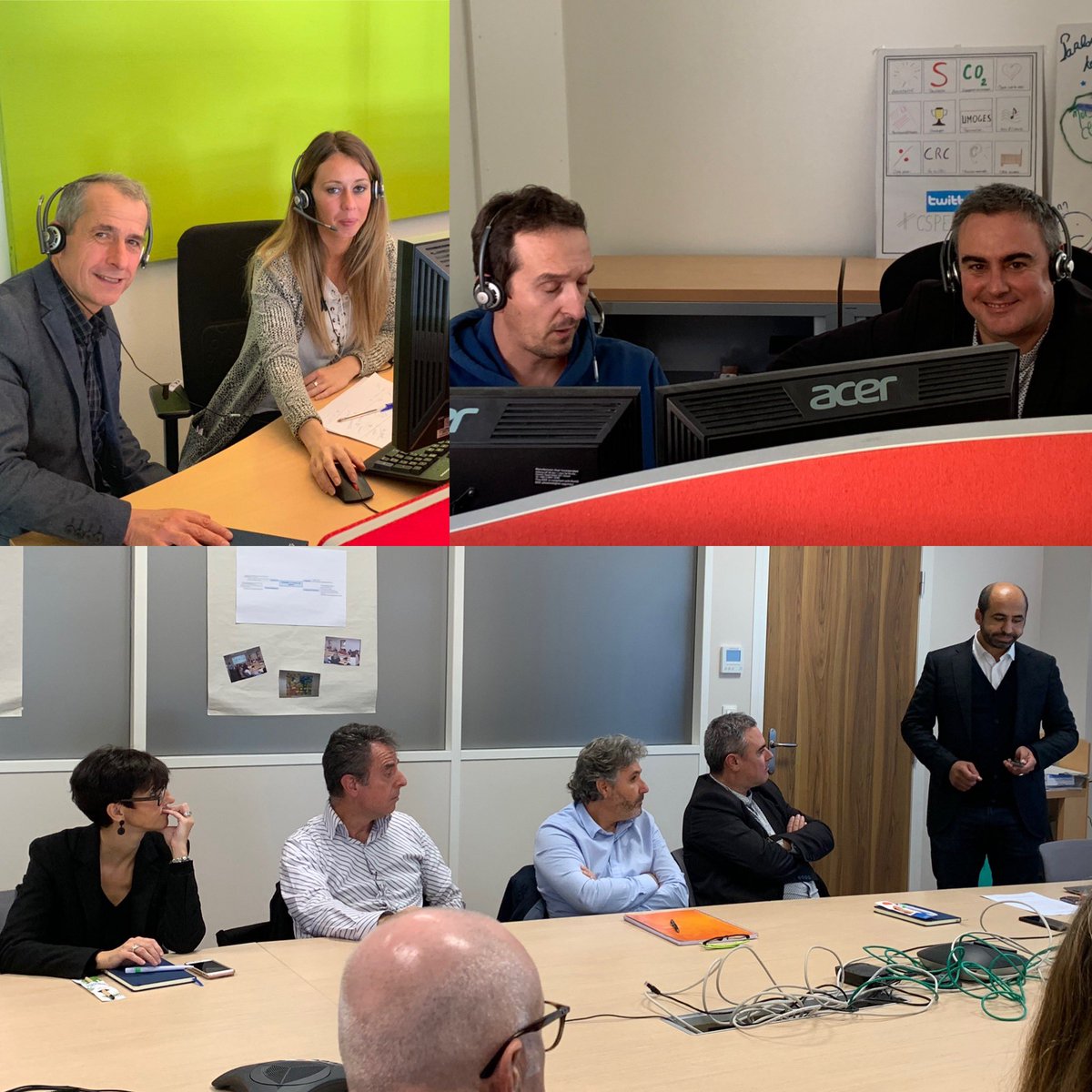 mboucher0106's tweet photo. Echanges et partages avec nos clients @EDF_Entreprises sur le site  Commerce de Limoges : découverte des coulisses du CRC et double écoute @nordine_khayi, présentation de notre organisation, valorisation de notre ancrage territorial @combastel @bertrandpayet87 #RCenfete https://t.co/dhCOmaT2UV