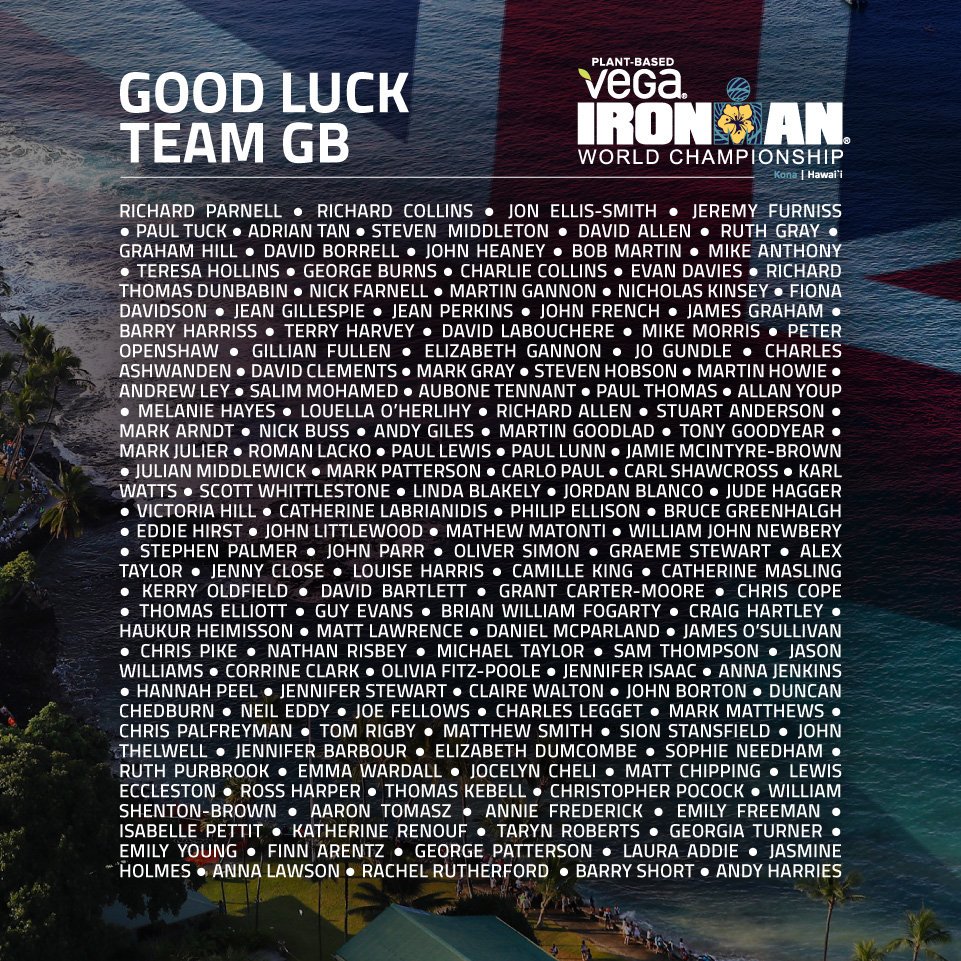 We've got one good looking team representing us at this year's Vega IRONMAN World Championship.

Put your hands together and show your support for our athletes gearing up to race in Kona!