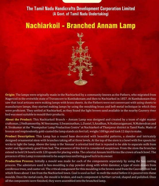 ANI's tweet photo. Gifts to Chinese President Xi Jinping from Prime Minister Narendra Modi: Nachiarkoil -Branched Annam Lamp and Thanjavur Painting-Dancing Saraswathi. https://t.co/F1Sr5ttFZ3
