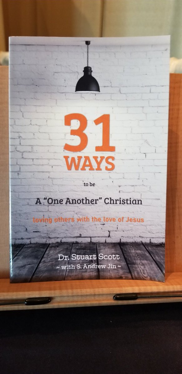MABC_TMU's tweet photo. Dr. Stuart Scott's @StuartWScott new book is now available... one of the many blessings of being at ACBC 2019 ... BOOK HANDOUTS! 
31 Ways to Be a "One-Another" Christian https://t.co/F8Rd6cX2N4 https://t.co/7U5ESbhZLW